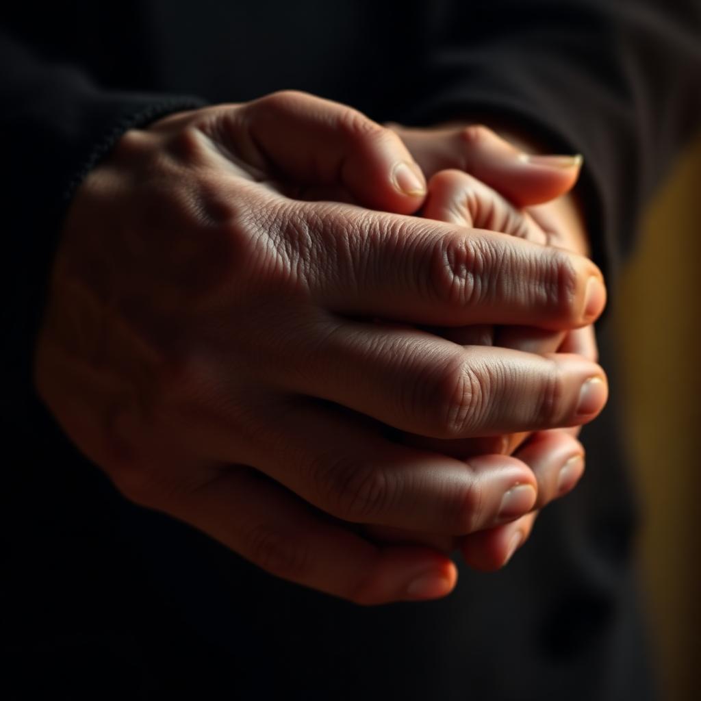 Close-up of mature hands — representing cellular aging and NAD+ decline